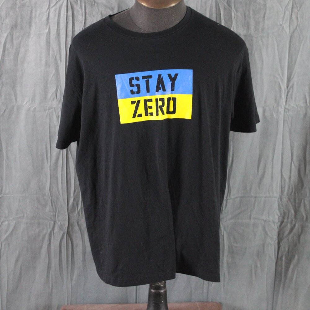 Ukraine Shirt - Stay Zero Ghost of Kyiv - Men's 2XL